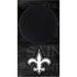 NFL New Orleans Saints Black & White Xbox Series S Console Skin