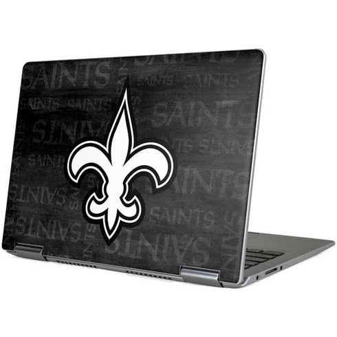 NFL New Orleans Saints Black & White Yoga 710 14in Skin