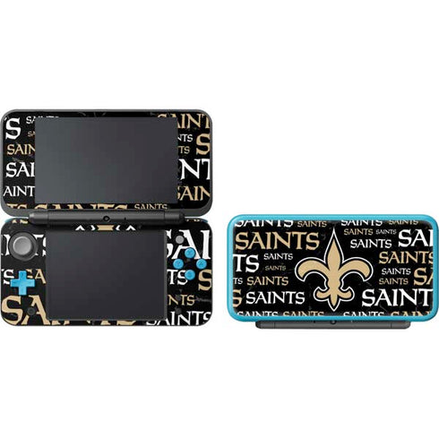 NFL New Orleans Saints Black Blast Nintendo 2DS XL (2017) Skin