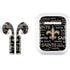 NFL New Orleans Saints Black Blast Apple AirPods Skin