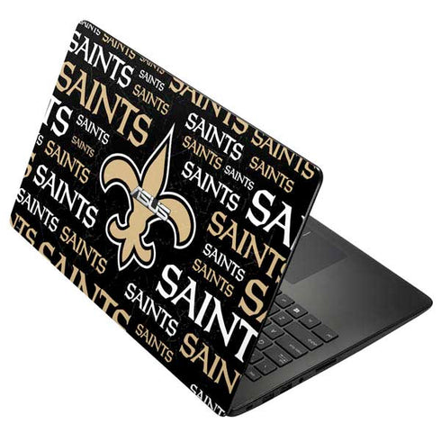 NFL New Orleans Saints Black Blast Asus X502CA 15.6 Skin