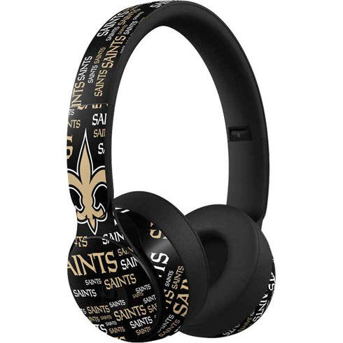 NFL New Orleans Saints Black Blast Beats Solo Pro Skin