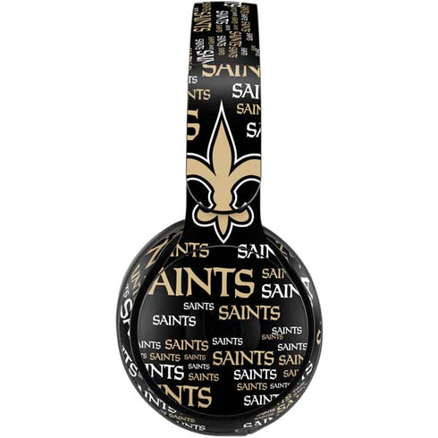 NFL New Orleans Saints Black Blast Beats Solo Pro Skin