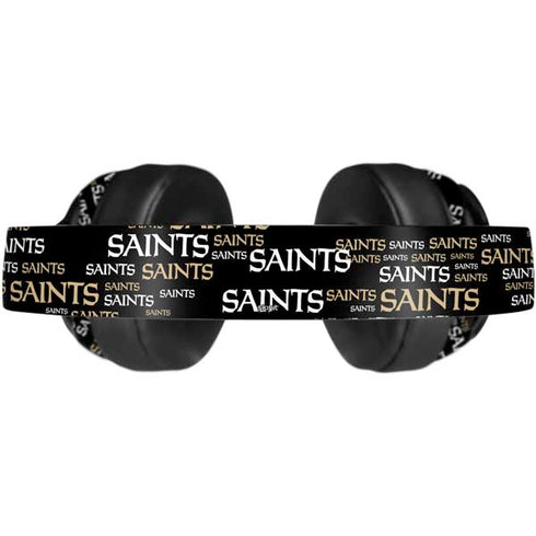 NFL New Orleans Saints Black Blast Beats Solo Pro Skin