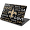 NFL New Orleans Saints Black Blast Dell Chromebook Skin