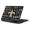 NFL New Orleans Saints Black Blast Samsung Chromebook Skin