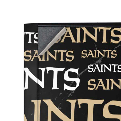 NFL New Orleans Saints Black Blast Corsair 4000D Tempered Glass Mid-Tower ATX Case Skin
