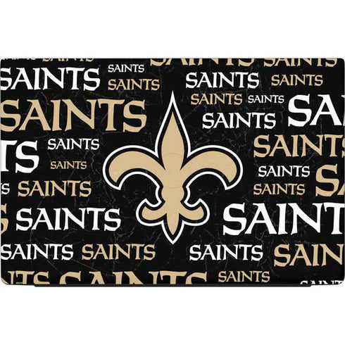 NFL New Orleans Saints Black Blast Dell Vostro Skin