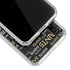 NFL New Orleans Saints Black Blast Galaxy A30 Clear Case