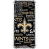 NFL New Orleans Saints Black Blast Galaxy A32 5G Clear Case