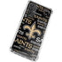 NFL New Orleans Saints Black Blast Galaxy A32 5G Clear Case