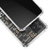 NFL New Orleans Saints Black Blast Galaxy A52 5G Clear Case