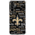 NFL New Orleans Saints Black Blast Galaxy A54 5G Clear Case