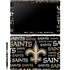 NFL New Orleans Saints Black Blast Galaxy Book 12in Skin