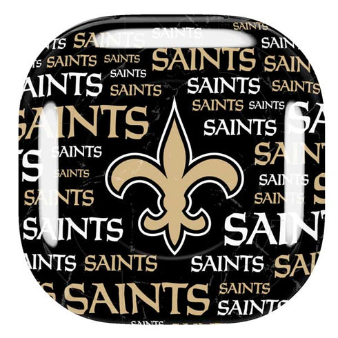 NFL New Orleans Saints Black Blast Galaxy Buds Pro Skin