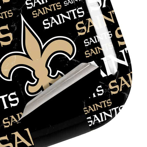 NFL New Orleans Saints Black Blast Galaxy Buds Pro Skin