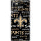 NFL New Orleans Saints Black Blast Galaxy Note 10 Skin