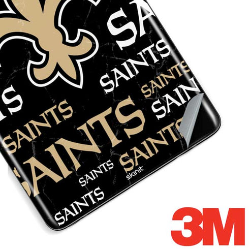 NFL New Orleans Saints Black Blast Galaxy Note 8 Skin