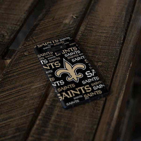 NFL New Orleans Saints Black Blast Galaxy Note 9 Skin