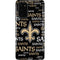NFL New Orleans Saints Black Blast Galaxy Note20 5G Pro Case