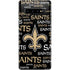 NFL New Orleans Saints Black Blast Galaxy S10 Plus Skin