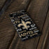 NFL New Orleans Saints Black Blast Galaxy S10 Plus Skin