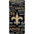 NFL New Orleans Saints Black Blast Galaxy S10 Skin