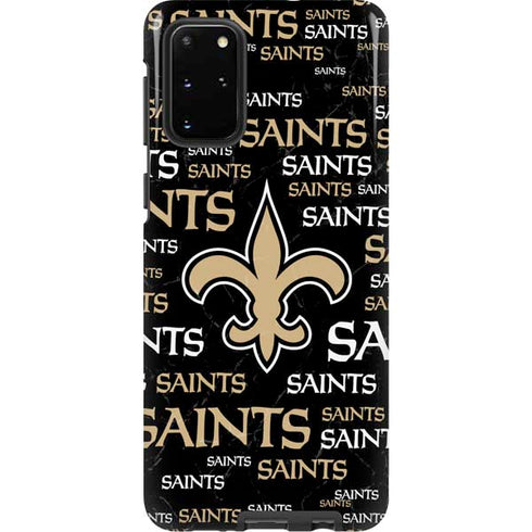 NFL New Orleans Saints Black Blast Galaxy S20 Plus Pro Case