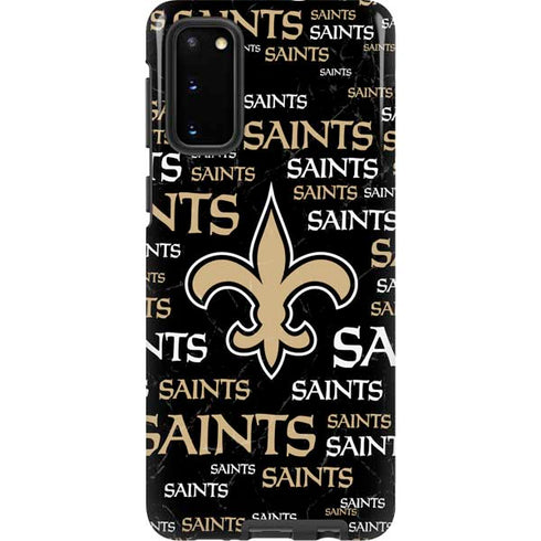 NFL New Orleans Saints Black Blast Galaxy S20 Pro Case