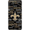 NFL New Orleans Saints Black Blast Galaxy S20 Skin