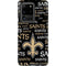 NFL New Orleans Saints Black Blast Galaxy S20 Ultra 5G Pro Case
