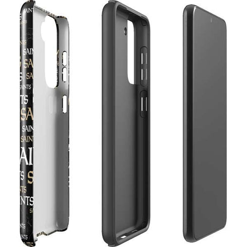 NFL New Orleans Saints Black Blast Galaxy S21 Plus 5G Pro Case