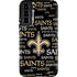 NFL New Orleans Saints Black Blast Galaxy S22 Plus Pro Case