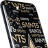 NFL New Orleans Saints Black Blast Galaxy S22 Plus Skin