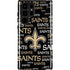 NFL New Orleans Saints Black Blast Galaxy S22 Ultra Pro Case