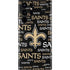 NFL New Orleans Saints Black Blast Galaxy S22 Ultra Skin