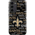 NFL New Orleans Saints Black Blast Galaxy S23 Plus Pro Case
