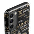 NFL New Orleans Saints Black Blast Galaxy S23 Plus Pro Case