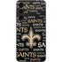 NFL New Orleans Saints Black Blast Galaxy S23 Plus Skin