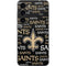 NFL New Orleans Saints Black Blast Galaxy S23 Skin
