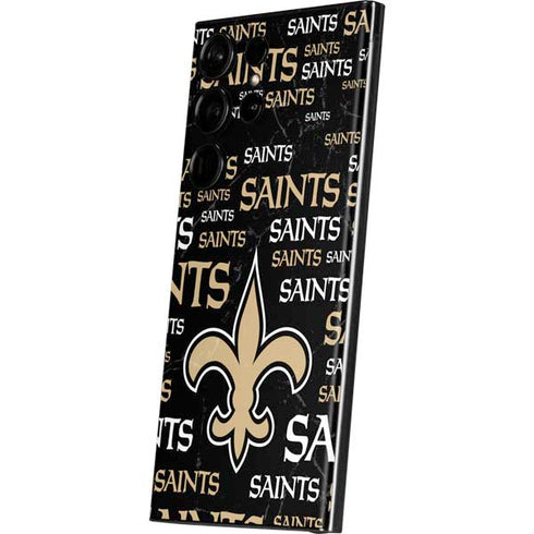 NFL New Orleans Saints Black Blast Galaxy S23 Ultra Skin