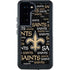 NFL New Orleans Saints Black Blast Galaxy S23 Waterproof Case