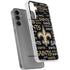 NFL New Orleans Saints Black Blast Galaxy S24 Plus Clear Case