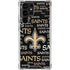 NFL New Orleans Saints Black Blast Galaxy S24 Ultra Clear Case