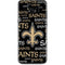 NFL New Orleans Saints Black Blast Galaxy S8 Plus Skin