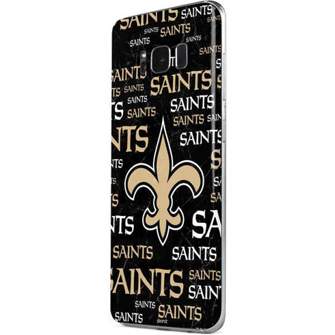 NFL New Orleans Saints Black Blast Galaxy S8 Skin