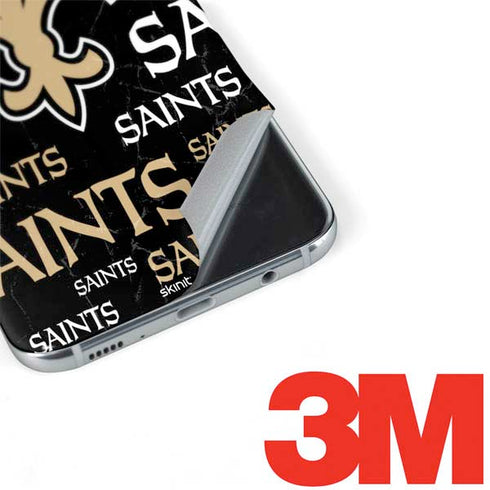 NFL New Orleans Saints Black Blast Galaxy S8 Skin