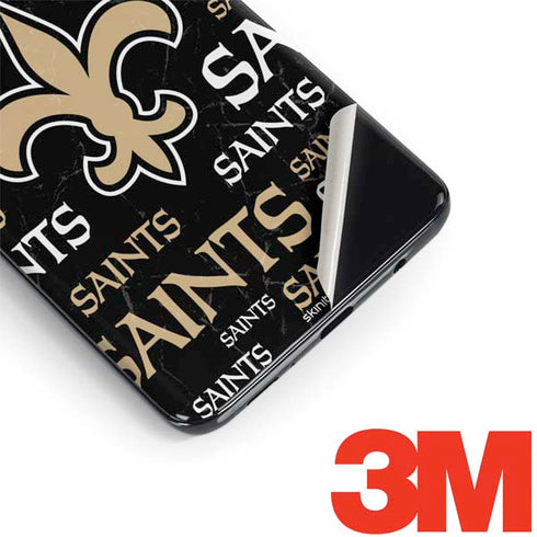 NFL New Orleans Saints Black Blast Galaxy S9 Plus Skin