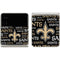NFL New Orleans Saints Black Blast Galaxy Z Flip3 5G Skin