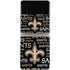 NFL New Orleans Saints Black Blast Galaxy Z Flip3 5G Skin